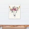 thumbnail image 4 of Creative Products Cow Skull with Flowers 16x20 Canvas Wall Art, 4 of 5