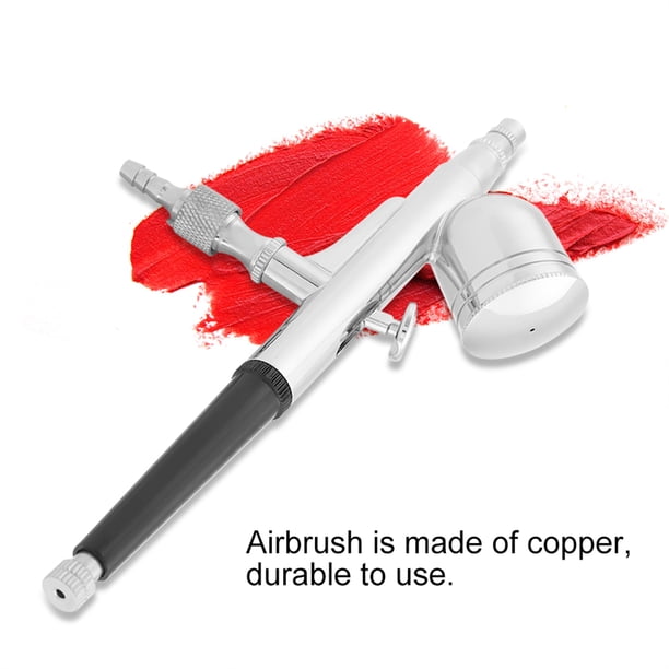 Kit de Aerógrafo de Pistola de Pulverización de DoBle Acción, Kit de Aerógrafo de Doble Acción Duradero, para la Decoración del Pastel de Maquillajeje
