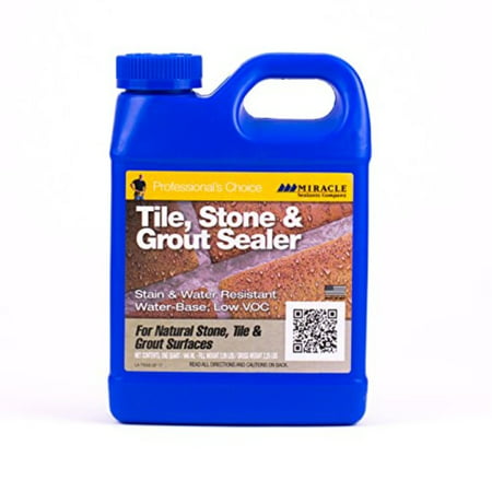 Miracle Sealants TSS QT SG Tile/Stone and Grout Economical Sealer, 1 quart (Best Grout Sealer For Kitchen Floor)