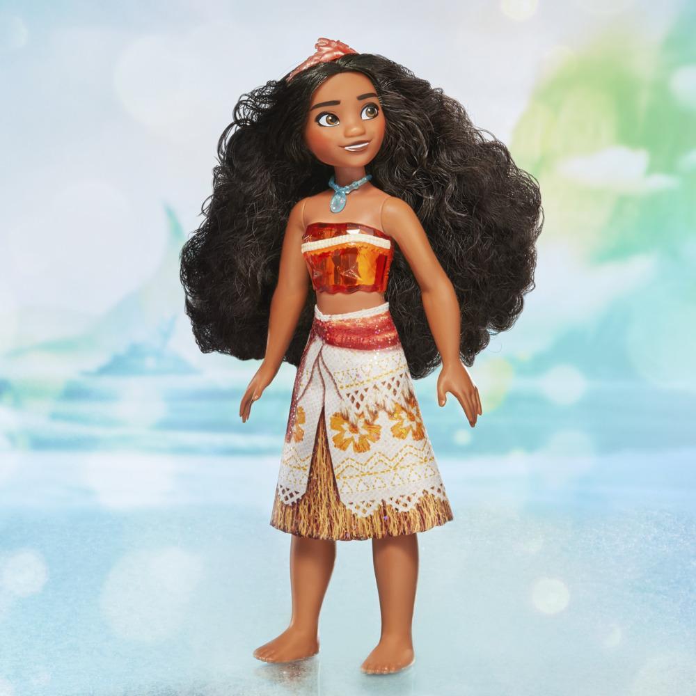 Disney Princess Royal Shimmer Moana Doll, Fashion Doll with Skirt, Accessories - image 4 of 8