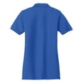thumbnail image 6 of Womens Core Blend Cotton/Polyester Pique Polo Royal Large, 6 of 6