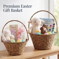 thumbnail image 5 of Best Choice Products Easter Basket, Large Woven Easter Basket for Kids w/ Collapsible Handle, Tapered Shape - Chestnut, 5 of 8