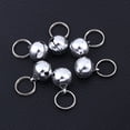 thumbnail image 4 of 12 cascabeles colgantes de 16 mm de cobre para mascotas, accesorios decorativos para gatos y perros (plata), 4 of 7