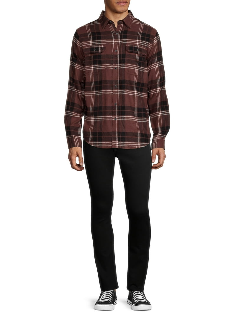 George men's Soft Flannel Shirt - Big & Tall Sizes - Walmart.com