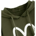 thumbnail image 4 of Pull-Over Décontracté à Manches Longues en Forme de Cœur pour Femmes, 4 of 4