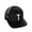 Black, variant on Classic Baseball Trucker Hat Embroidered A to Z Letters Structured Mid Profile Cap, Black Hat, Letter Z