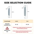 thumbnail image 2 of 5.5 Inch Trampoline Springs Heavy Duty Stainless Steel Replacement Spring Set Of 16, 2 of 4
