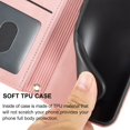 thumbnail image 6 of Dteck for iPhone 14 Pro Max 6.7",Crossbody Neck Strap Lanyard Purse Handbag Shoulder Strap Cover with ID Card Holder Phone Case for iPhone 14 Pro Max, Pink, 6 of 8