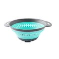 thumbnail image 1 of CHOK Clearance!  Dinnerware Sets Collapsible Colander Strainer With Plastic Handles Foldable Storage Basket Dish Set Blue, 1 of 2