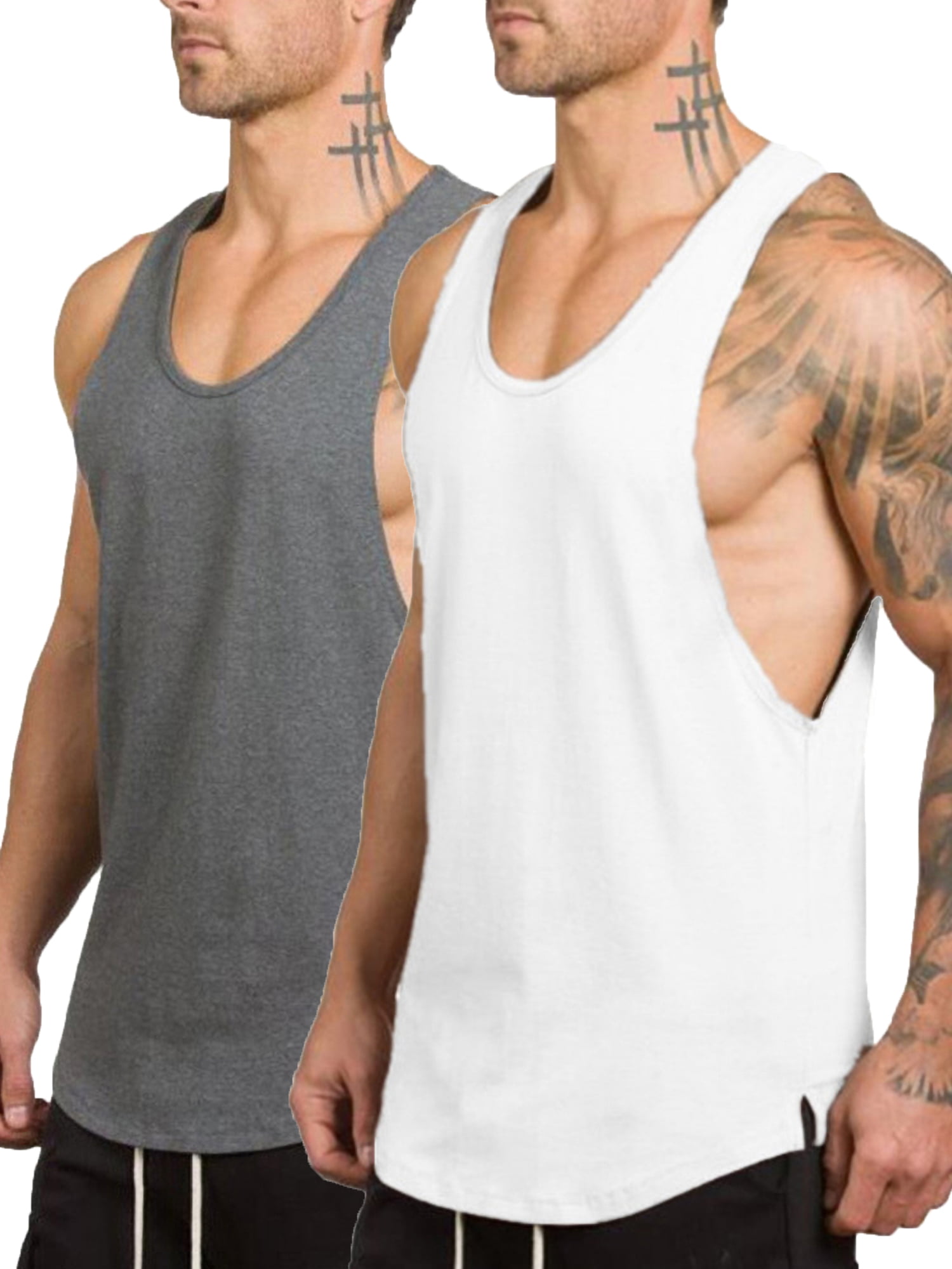 Hyperfusion All Day Cut Off Tank Top Herren Shirt Gym Fitness
