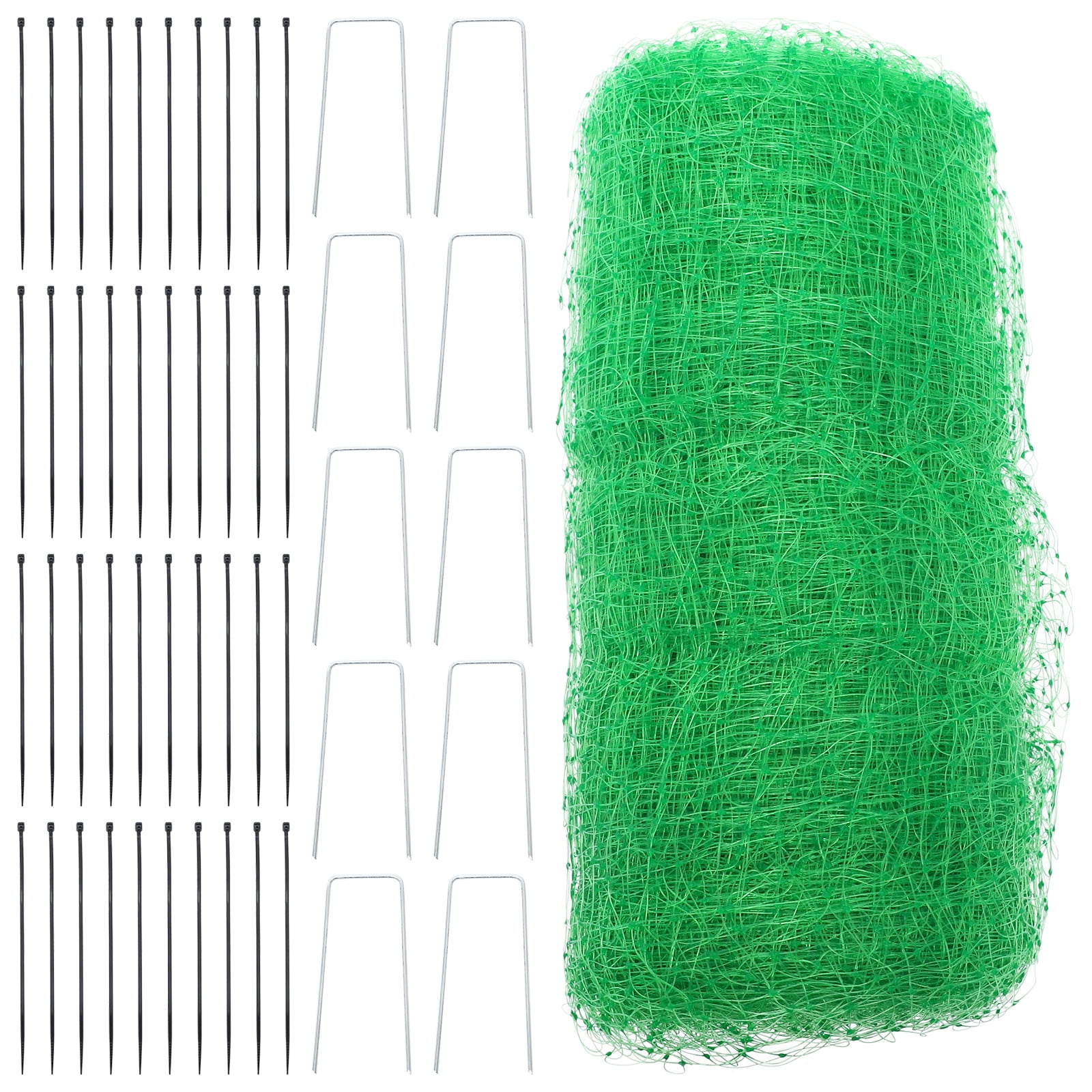 Greenadscape Fine Mesh Netting Green PP 1 Set For Farmers Garden Protection