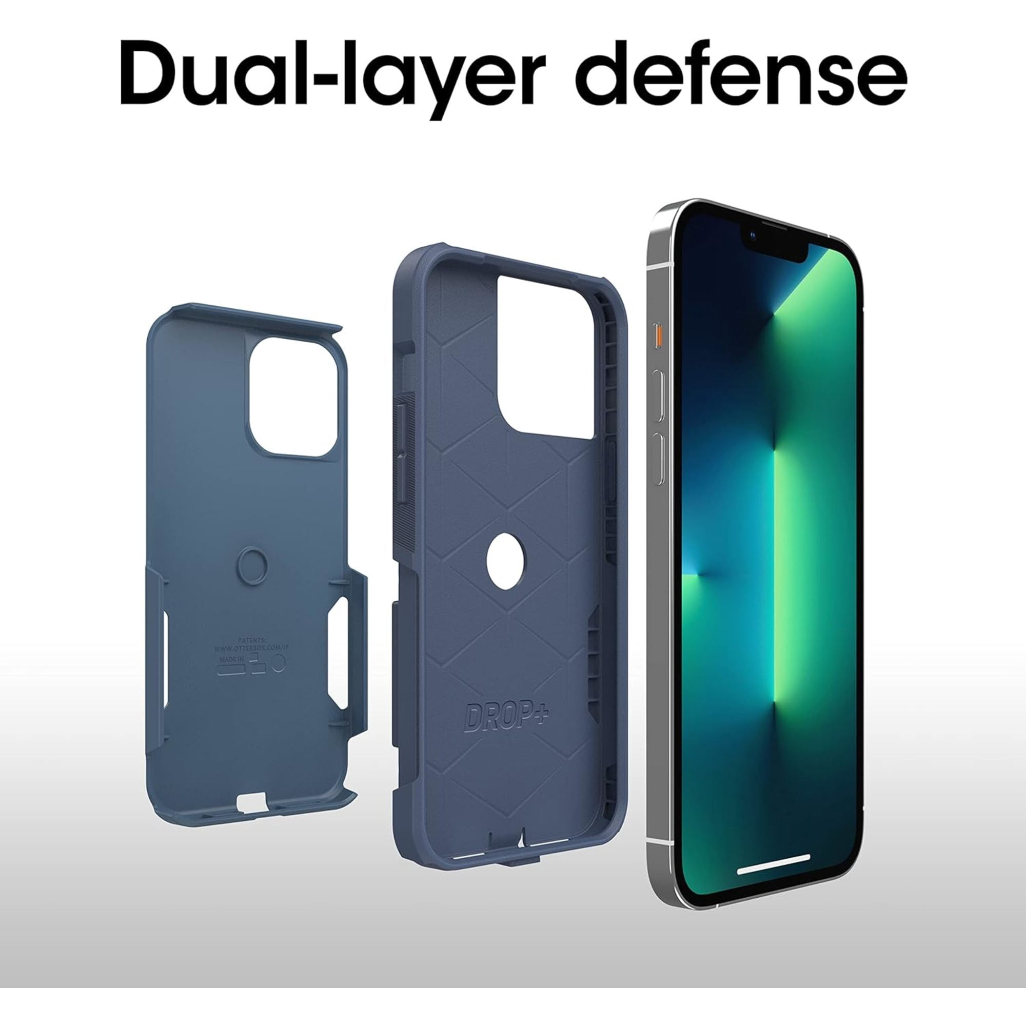 OtterBox iPhone 13 Pro (ONLY) Commuter Series Case - Rock Skip Way, Slim & Tough, Pocket-Friendly, with Port Protection