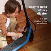 Segway C2 Lite Kids Electric Scooter, 9.9 mph Max Speed, 5.9 Miles Max Range, Ages 6-10, Blue