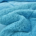 thumbnail image 4 of 2 Piece Sherpa Fleece Bed Blanket Twin,Thick Warm Baby Borrego Blanket With Pillow Case, 4 of 5