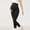 Black, variant on Lutiedan Maternity Leggings for Women Over The Belly High Waist Pregnancy Yoga Pants Soft Stretchy Athletic Workout Gym Pants