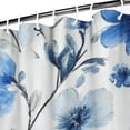 thumbnail image 3 of Pioneer Flower Floral Print Pattern Shower Curtain 72"x84" ,Bathroom Decorative Shower Curtains Set with 12 Hooks,Modern Waterproof Washable Shower Curtain, 3 of 6