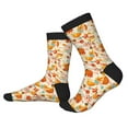 thumbnail image 2 of Pofeuu Pumpkin Fall Pears Print Crew Socks, Adult Running Hiking Socks for Youth and Adult, 2 of 7