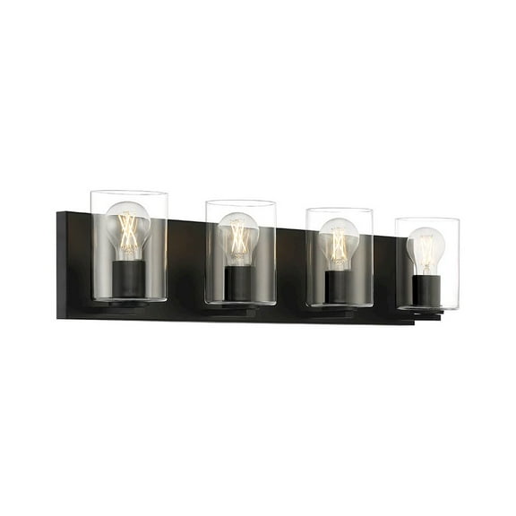 Access Lighting 4 Light LED Vanity in Matte Black Color
