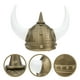 thumbnail image 2 of KAKOWELY Casco decorativo de cuerno de buey, estilo vikingo, adorno para la cabeza, disfraz de mascarada para adultos., 2 of 5