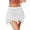 White, variant on Lace Mini Skirts for Women Flowy Skirt Boho Layered Asymmetrical Short Skirt Black M