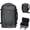 Light Gray, variant on Carry on Travel Backpack for Men, Airline Approved 18x14x8 Spirit Airlines Personal Item Bag, 13 Pockets Casual Daypack, Waterproof Gym Backpacks 30L