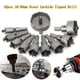 thumbnail image 1 of Metal Hole Cutter Carbide Tip Hole Set for Woodworking 10Pcs, 1 of 1