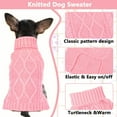 thumbnail image 3 of Dog Sweaters for Small Dogs Winter Dog Clothes Turtleneck Puppy Sweater Warm Pet Clothes Knitted Solid Cat Sweater Dogie Outfit, 3 of 4