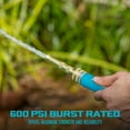 thumbnail image 5 of Aqua Joe 25ft Ultra Flexible Kink-Free Fiberjacket Garden Hose, Metal Fittings, 5 of 8