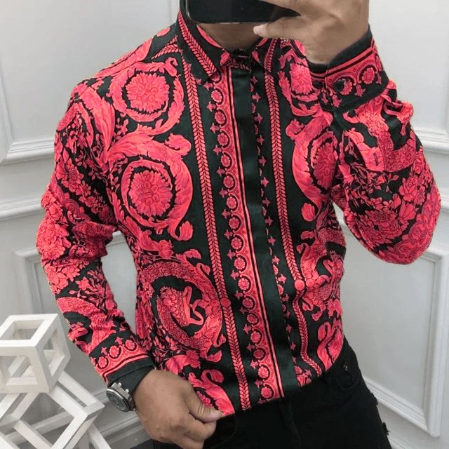 Nueva camisa de manga larga con botones para hombre de primavera y otoño, camiseta de hombre real, informal, adelgazante, suave, cómoda, de moda, camisa de fiesta de lujo