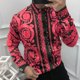 thumbnail image 1 of Camisa con botones para hombre de primavera y otoño, camisa de fiesta de lujo para hombre, informal, adelgazante, suave y lisa, a la moda, tallas XS a, 1 of 6