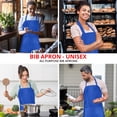 thumbnail image 6 of Utopia Kitchen 10 Pack Bib Apron, Unisex Adjustable Aprons with 2 Pockets, Waterdrop Resistant Cooking Kitchen Chef Apron for Men Women, 6 of 6