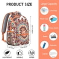 thumbnail image 6 of Bohemian Mantra Backpack - Stylish Waterproof Bookbag for Work & Campus, Spacious Laptop Bag with Organizer, Thoughtful Gift for Her & Him, 6 of 6