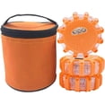 thumbnail image 1 of Potente baliza LED naranja, luz estroboscópica para automóvil, baliza para tractor agrícola, baliza LED con funcionamiento a batería, luz de emergencia para automóvil con luz intermitente, 1 of 5