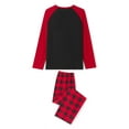 thumbnail image 6 of Meihuid Christmas Pajamas for family, Sets Matching Pajamas Cute Reindeer Graphic Holiday Hooded Pajamas One Piece, 6 of 10