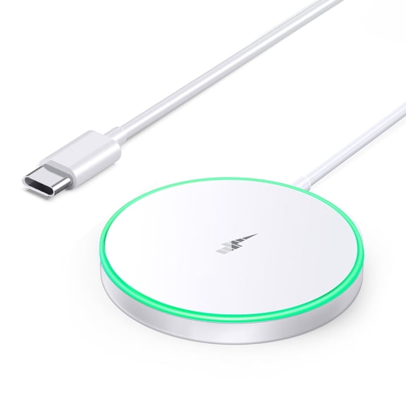 Wireless Charger for iPhone 17/16/15/14/13/12 Series AirPods 3/2/Pro/Pro 2 - LED MagSafe Charging Pad With Dual Charging Ports