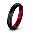 thumbnail image 1 of Awesome Wedding Rings Tungsten Ring Female Brushed Buddhism Promise, 1 of 1
