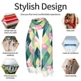 thumbnail image 6 of Shawl Wraps for Women - Flamingo pink AA Oversized Fall Winter Fashion Blanket Scarf for Women, 6 of 6