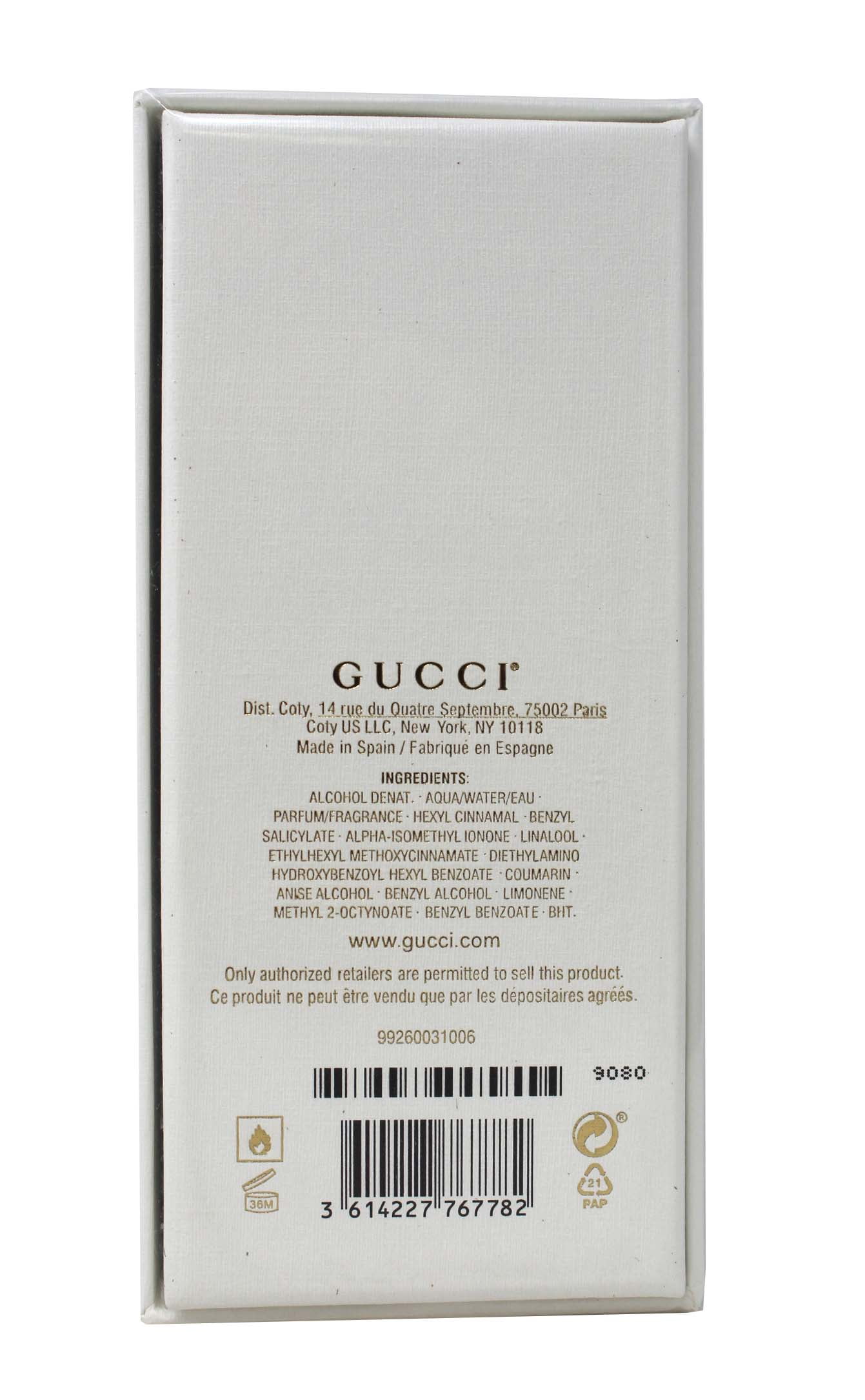 BLACK GUCCI WATER LABELS