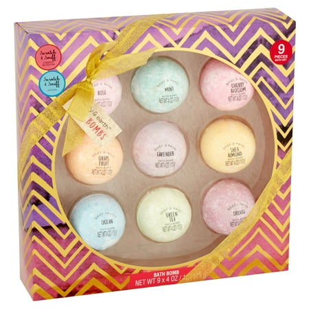 Body & Earth Bath Bomb Gift Set, 4 oz, 9 count