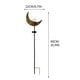 thumbnail image 3 of Farol solar exterior de hierro forjado | Luz decorativa de proyección hueca | Acentos impermeables de patio, jardín y sendero | Anochecer automático al amanecer, 8 horas de duración | Eficiente, 3 of 6