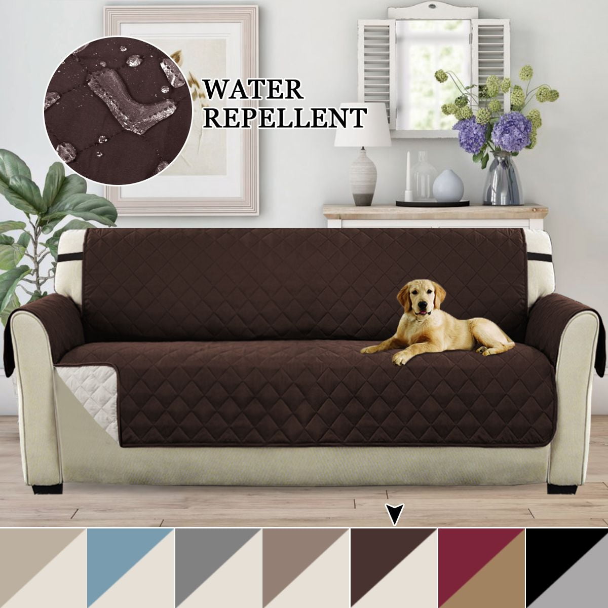 H.VERSAILTEX 1Piece Regular Reversible XL Sofa Pet Cover Protector