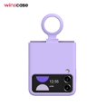 thumbnail image 2 of Samsung Series | Galaxy Z Flip Series Liquid Silicone Ring Buckle Case, iPhone 12 Pro Max, 2 of 5
