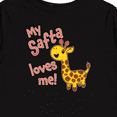 thumbnail image 4 of Inktastic My Safta Loves me- cute giraffe Boys or Girls Long Sleeve Toddler T-Shirt, 4 of 5