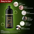 Meidu 3 in 1 Natural Hair Dye Ginger Color Shampoo for Men and Women