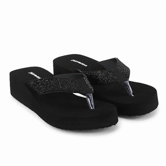 Dhamasa Stylish fashion Glitter fancy flip flop Sandal for women & girls