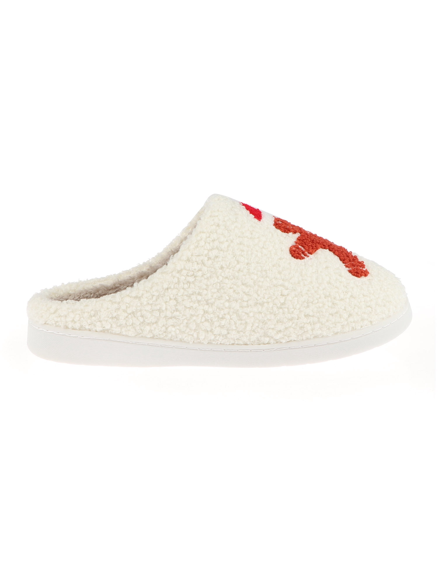 S+R Women's Holiday Graphic Cozy Slide Slipper