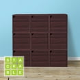 thumbnail image 4 of Way Basics Connect Door Cube Stackable Cubby Shelf (Tool-Free Assembly), Espresso, 4 of 8