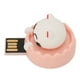 thumbnail image 4 of DISK USB2.0 Interfaz Hot Swap Cat Estilo de dibujos animados Unidad flash portátil resistente a las vibraciones para archivos de copia de seguridad (Hebilla circular de gato 64 GB), 4 of 9