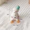 thumbnail image 3 of ZPAQI Festive Christmas Resin Figurine Snowman Santa Statue Centerpieces Decoration, 3 of 21