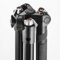 thumbnail image 2 of Manfrotto BeFree Compact Travel Aluminum Alloy Tripod (Black), 2 of 5